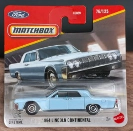 1964 Lincoln Continental Matchbox blue